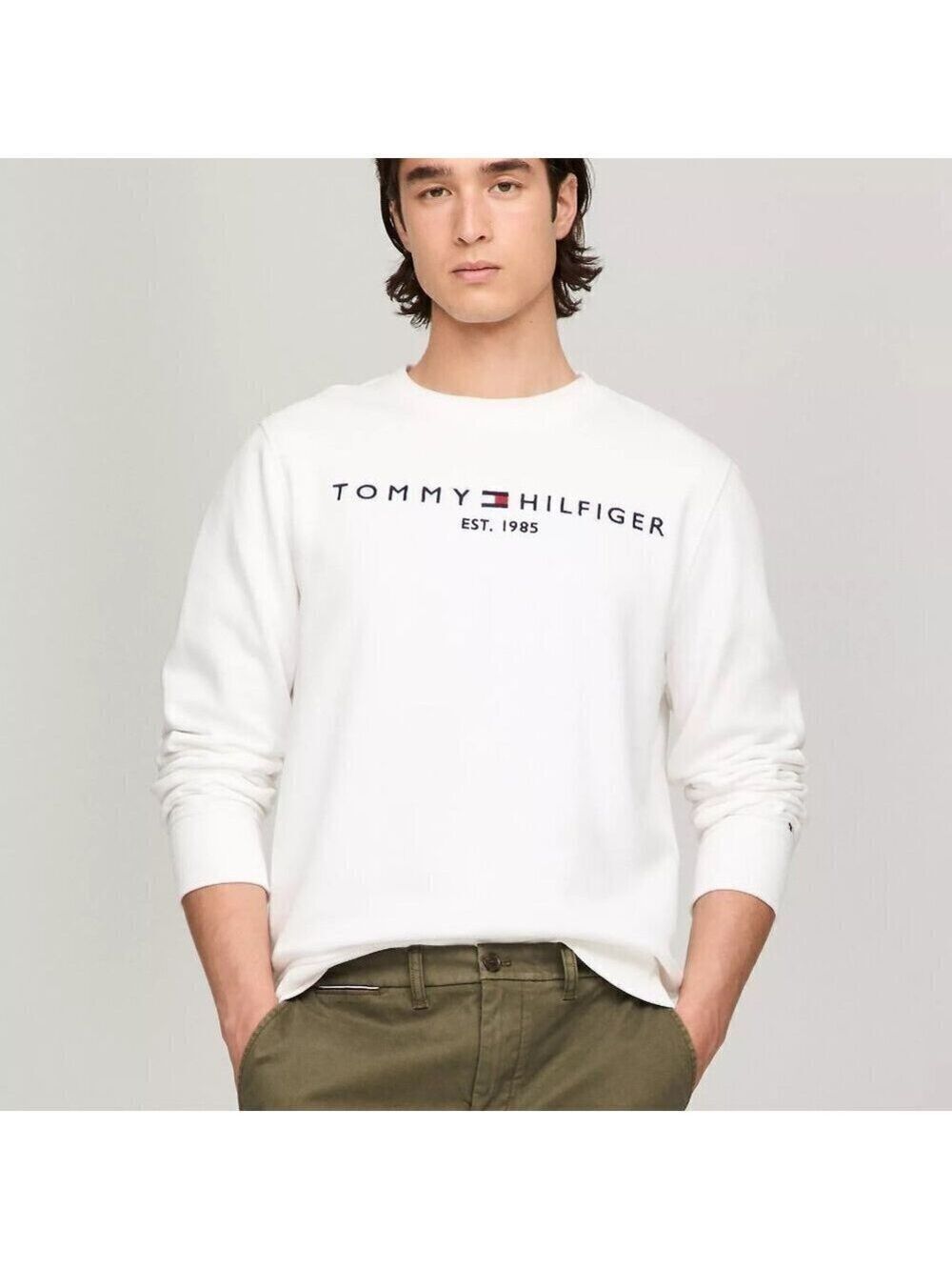 NWT Tommy Hilfiger Embroidered Logo Sweatshirt XL